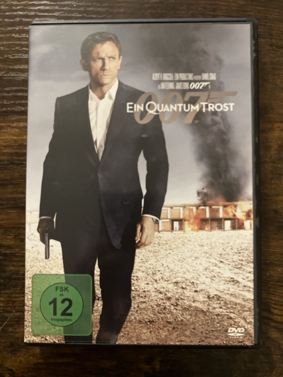 Tutti i DVDs: 007 Ein Quantum Trost DVD – Usato da Glarus venduto da Jhuber78