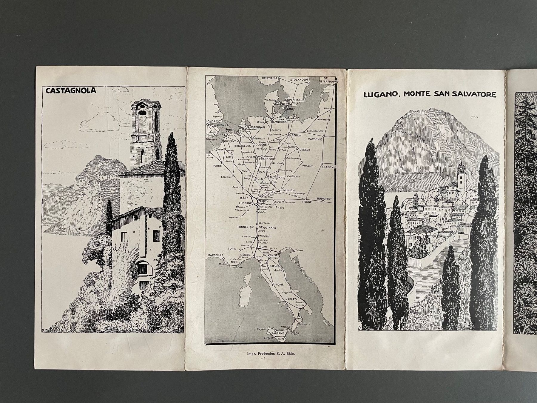 Dokumente: Gotthardbahn Switzerland / Eisenbahn Gotthard Uri Tessin – Gebraucht aus Luzern von oh_08 2