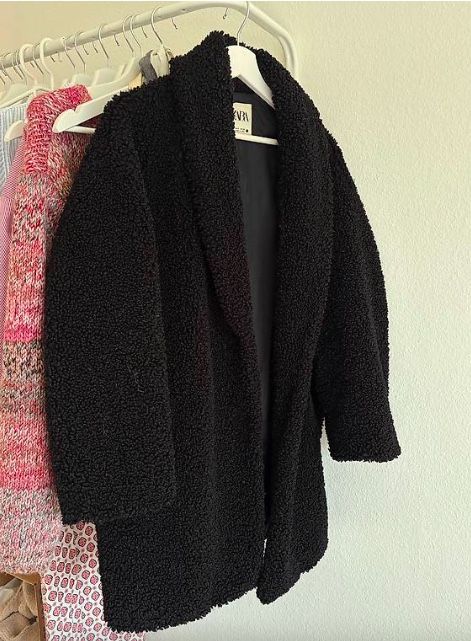 Zara Cappotti: Schwarzer Zara Teddymantel – Usato da Embrach venduto da ale_v5qn 3