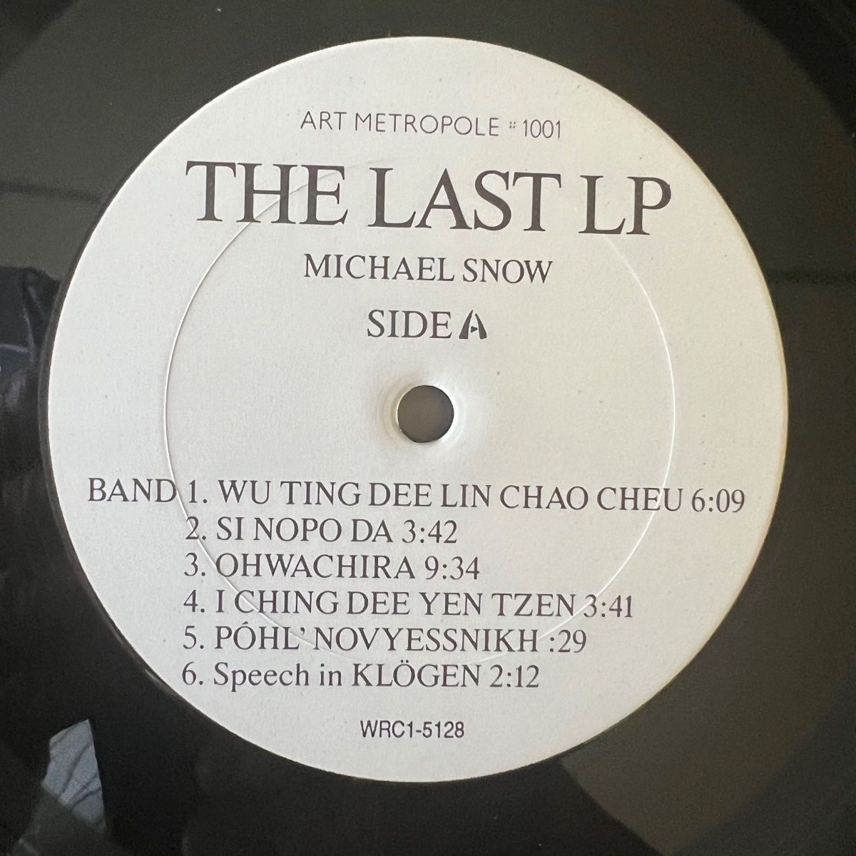 Dischi in vinile: Michael Snow - The Last LP / 1. Canada-Press. 1987 - TOP – Usato da Gais venduto da soundcave57 3