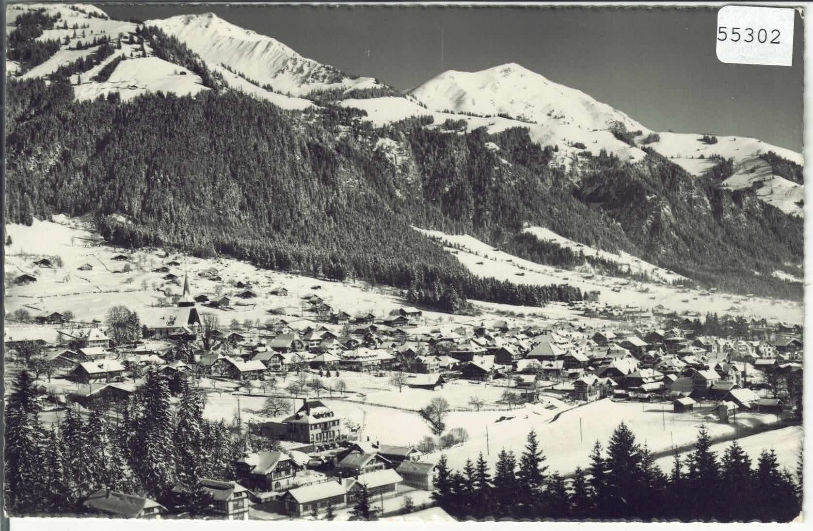 Ansichtskarten: Frutigen - Gesamtansicht im Winter – Gebraucht aus Ettingen von Kartenplanet