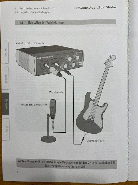 Registratori: Presonus Audiobox USB Studio – Usato da Baden venduto da Customer 7