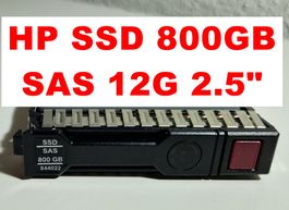 HP/HPE 800GB SSD SAS 12G 2.5" 844022 / EK0800JVYPN