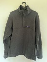 Patagonia Pullover Fleece Grösse L Grau Top Zustand