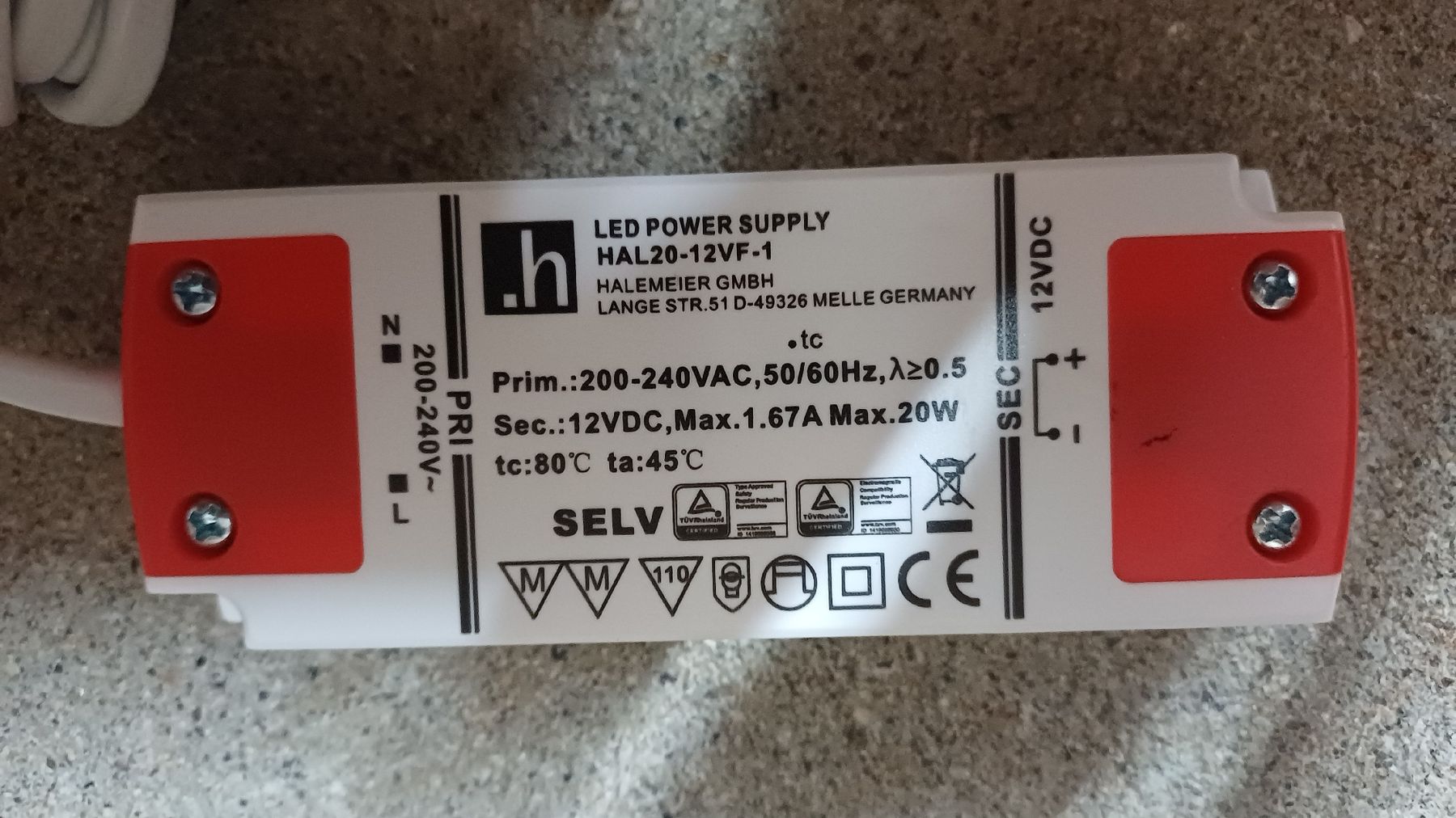 Componenti elettronici: LED-Trafo – Nuovo (secondo la descrizione) da Breitenbach venduto da ._Luca_. 1