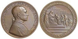 Rom, Pius XII., Bronzemedaille AN XVIII (1956)