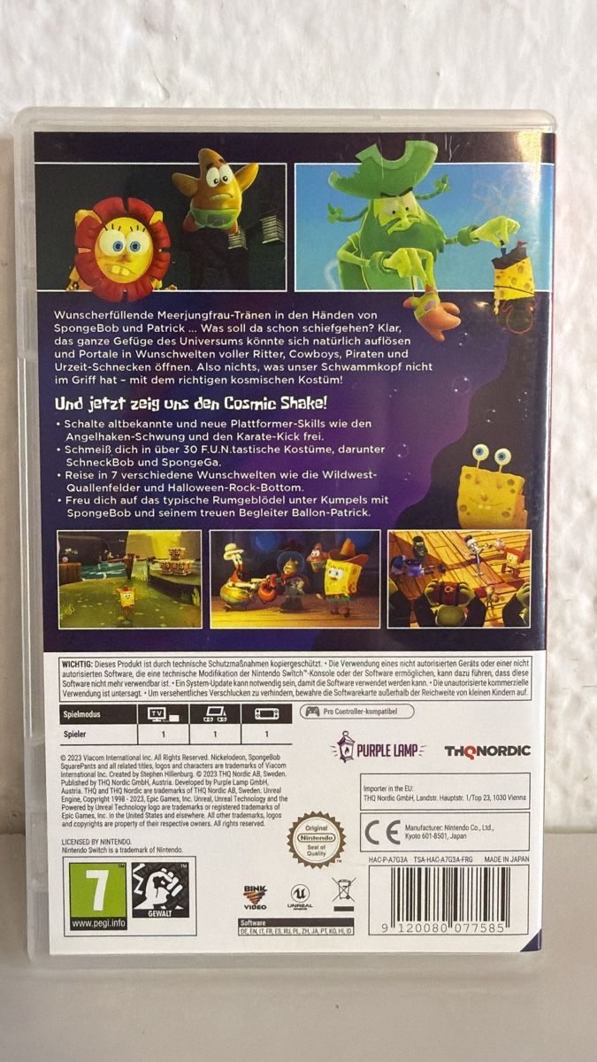 Nintendo Giochi: SpongeBob The Cosmic Shake - Nintendo Switch Game – Usato da Ehrendingen venduto da bubulence 1
