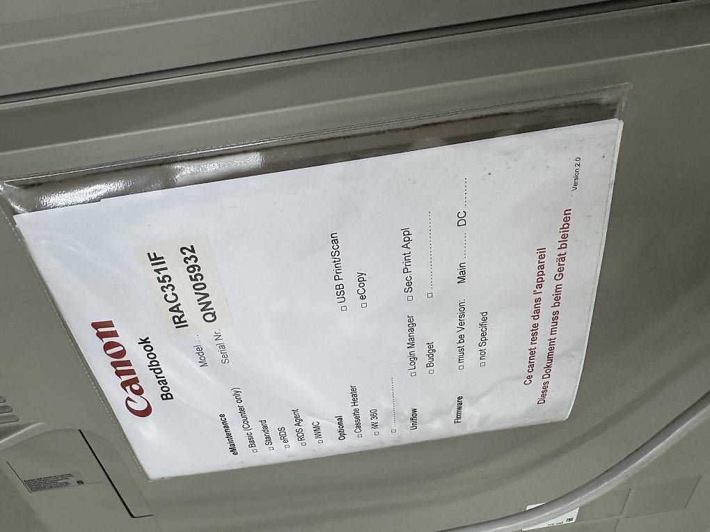 Drucker: Canon Drucker imageRunner Advance C351iF  – Gebraucht aus Trübbach von nic_hgn9 1