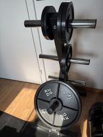 Olympia Langhantelset mit Gewichten