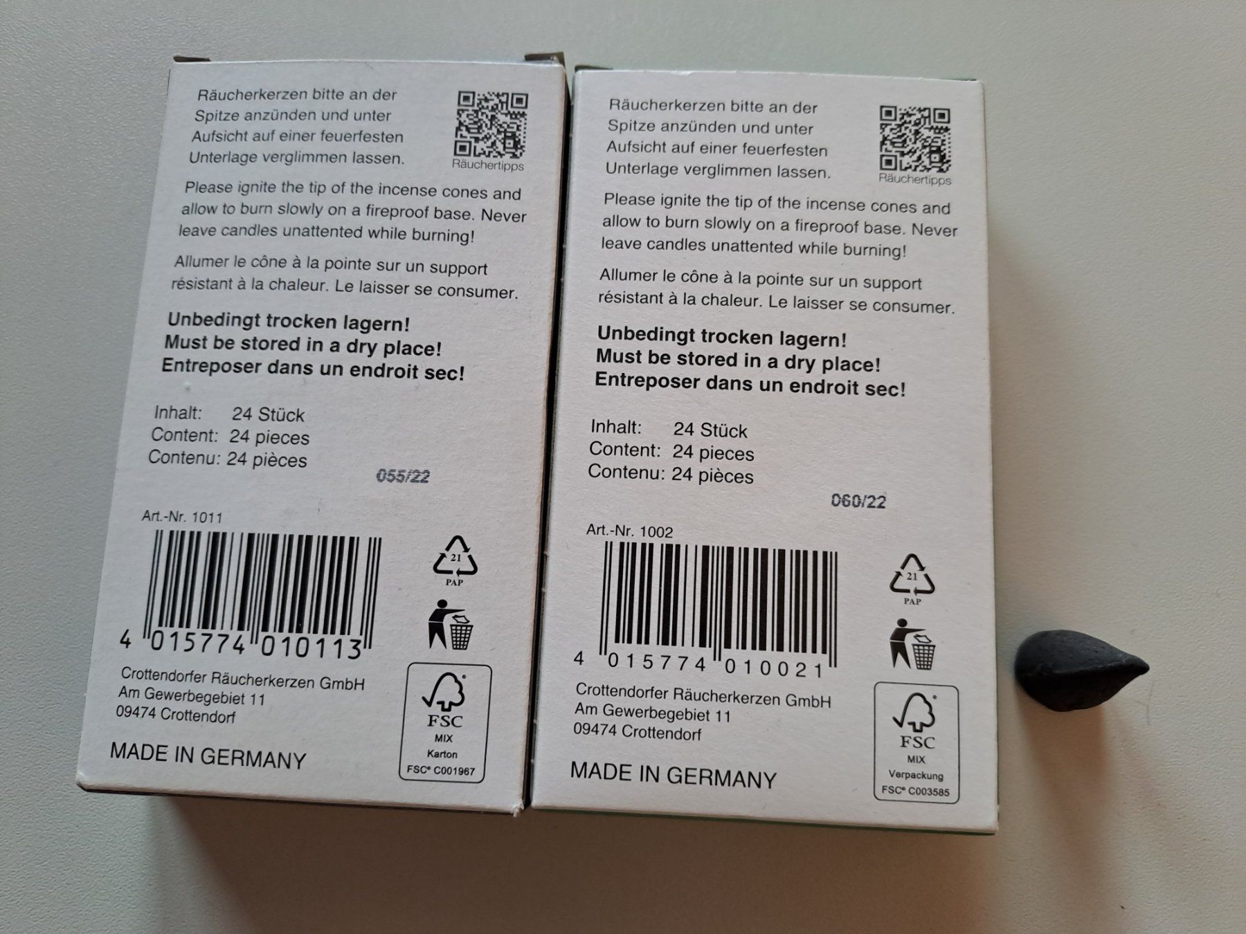 Deodoranti per ambiente: Räucherkerzen – Usato da Richterswil venduto da summa11 1