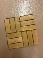 Holz Bodenplatten mit Klicksystem