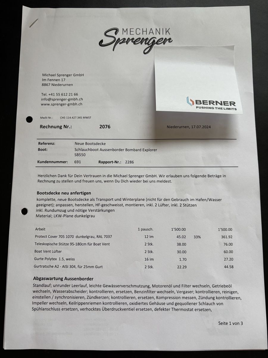 Bombard Boote: Bombard Explorer SB550 90 PS – Gebraucht aus Wattwil von Mueller842 6