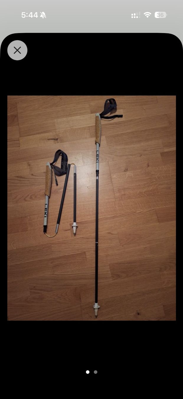 Leki Autres accessoires: Leki Ultratrail FX.One Trailrunningstock – D'occasion à Fontainemelon par ValdeRuz 1