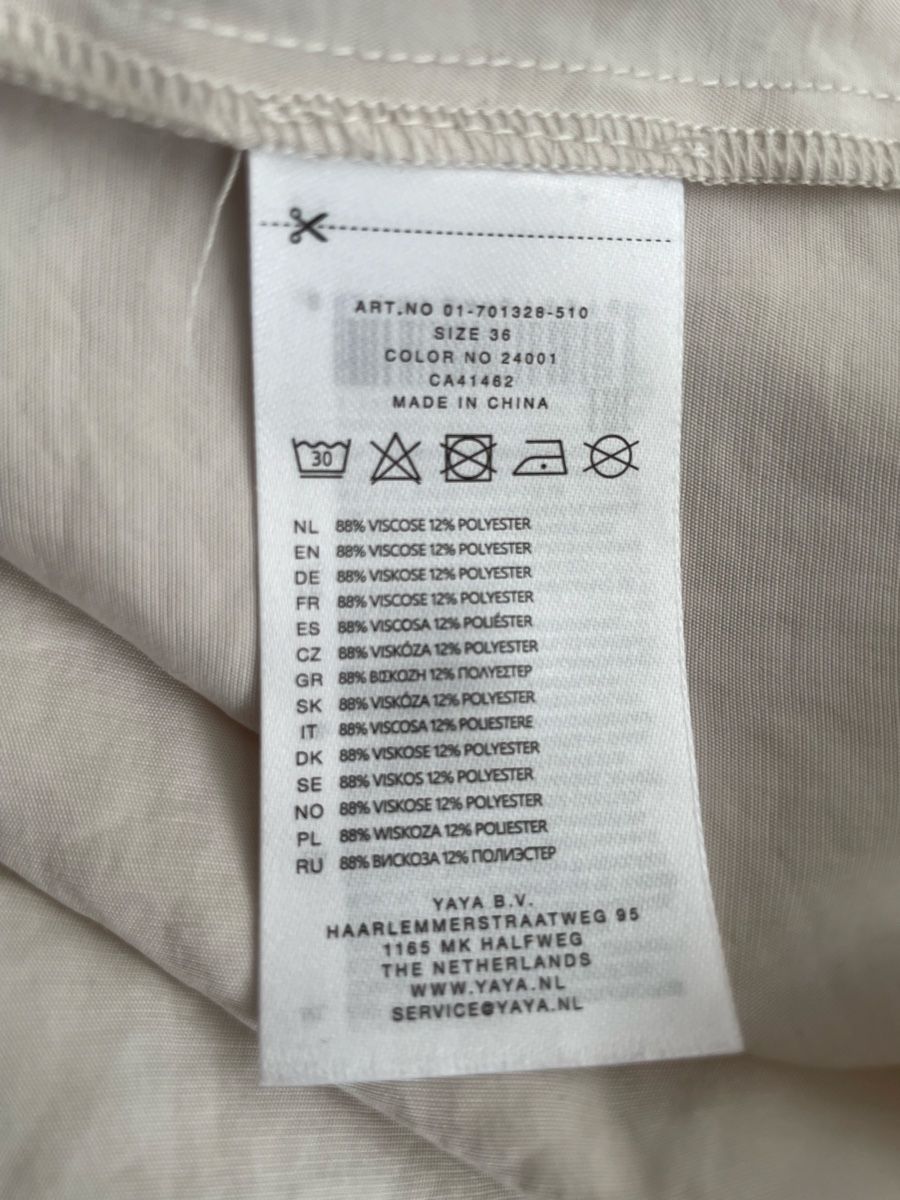 Camicette: YAYA Damen Bluse, Grösse 36, Beige, neu – Nuovo (secondo la descrizione) da Bischofszell venduto da krass13 5
