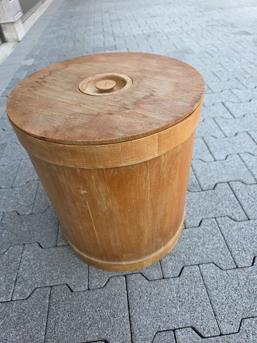 Barattoli: runder Holz Korb - Box Kiste Sitz Bottich – Usato da Walterswil BE venduto da Lonitti 1
