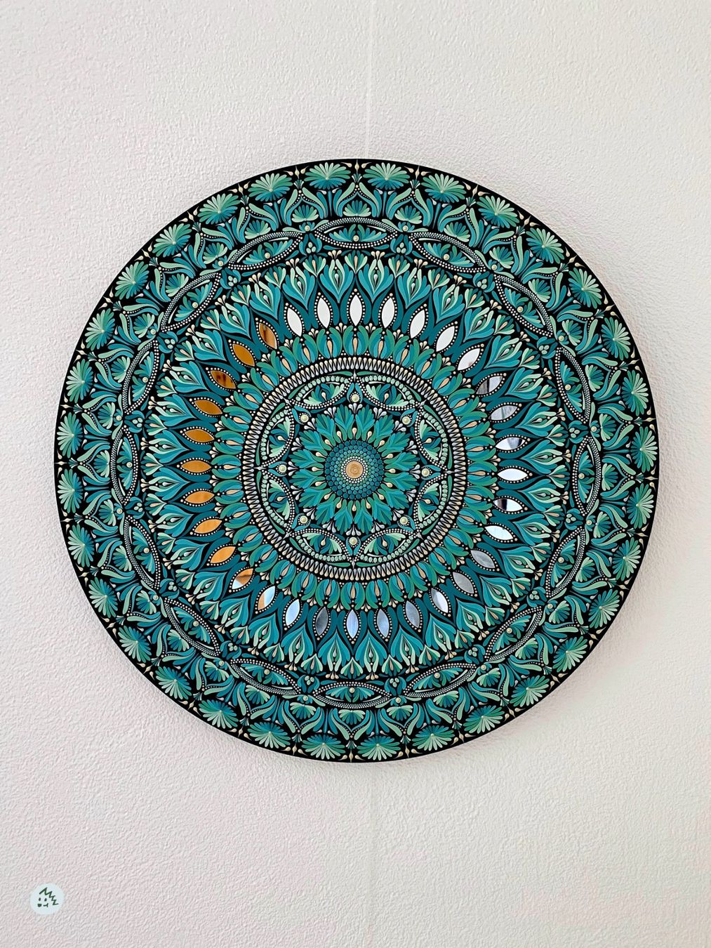 Dipinti: Mandala auf Holz, Mandala Bild, Gemälde, Geschenk, Kunst – Nuovo e nell'imballaggio originale da Fanas venduto da Omibia 4