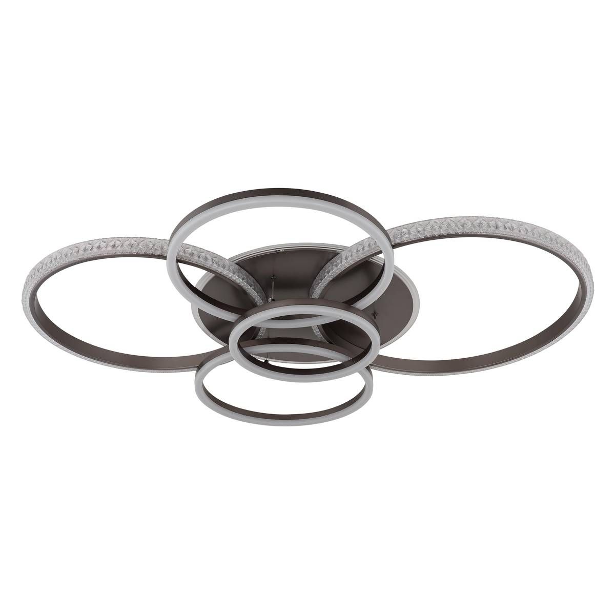 Lampadari & plafoniere: LED Deckenleuchte, Ringe, 110 cm x 88 cm – Nuovo (secondo la descrizione) da Kreuzlingen venduto da Smart-Light 3
