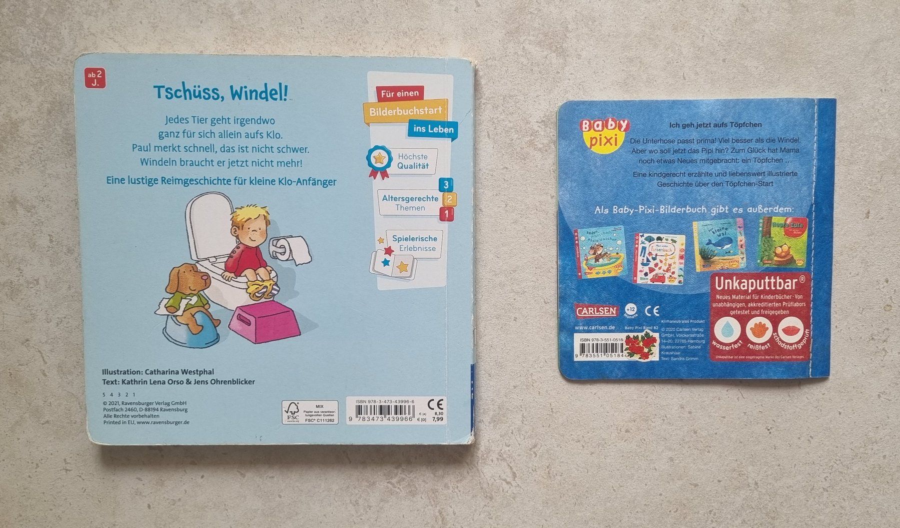 Libri: Buchset: Töpfchen-/WC- Training ab 2 Jahre – Usato da Champlan venduto da acr_kkd5 2