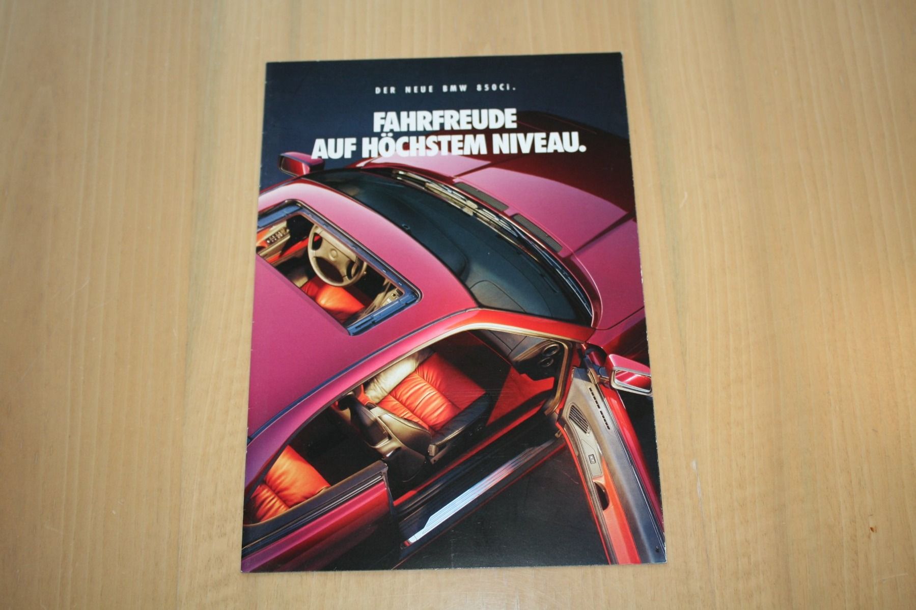 BMW Documenti: BMW 850 Ci Prospekt 1992 – Usato da Wikon venduto da erwin400