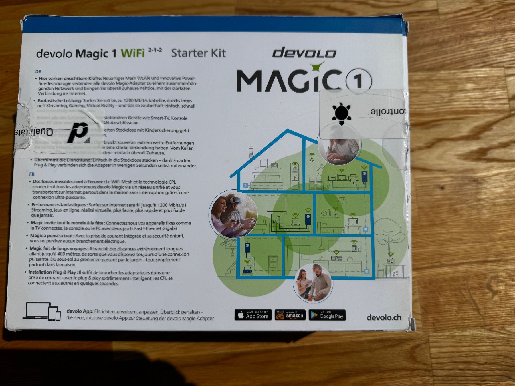 Unità & Adattatore: Devolo Magic 1 WiFi Powerline Adapter Set 1200 neu – Usato da Unterengstringen venduto da Ikarus6 4