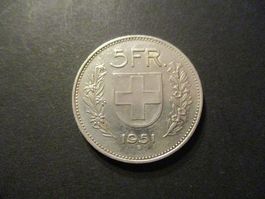 5.- Fr 1951  Superbe pièce  Qualité Top du Top