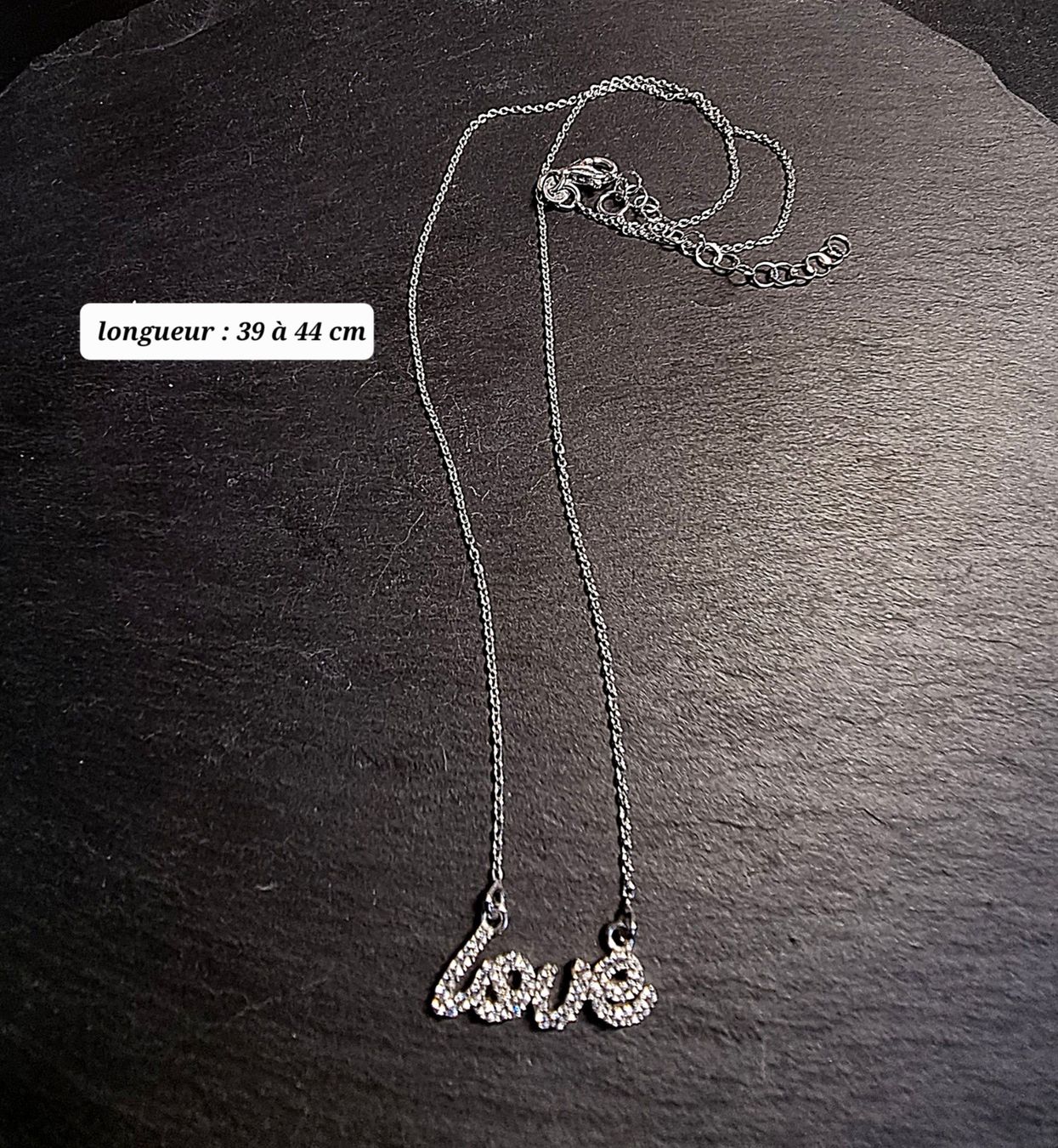 Catenine: Collier LOVE argent 925 – Usato da Veyrier venduto da Leilazizou 1