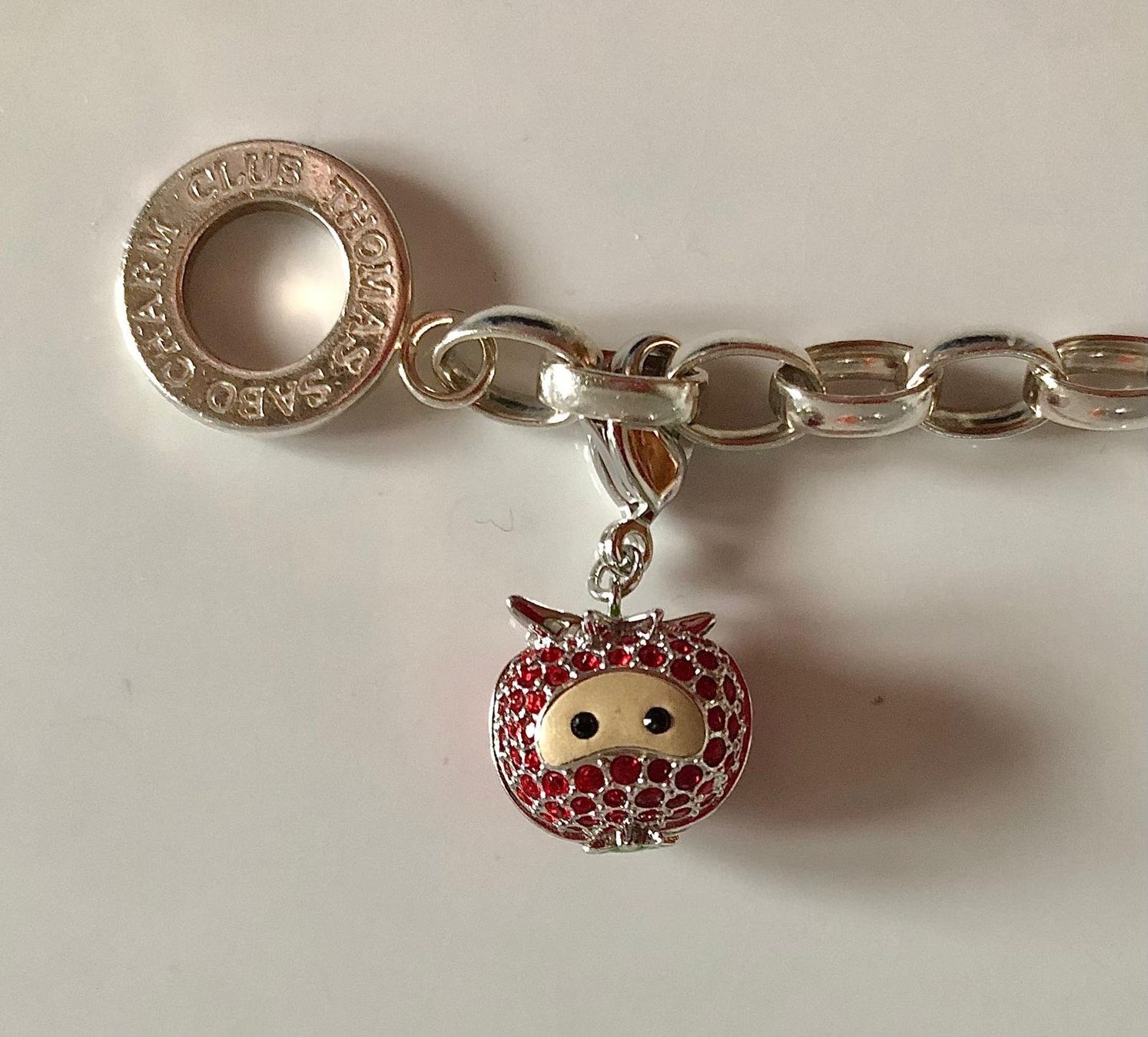 Thomas Sabo Catenine: Thomas Sabo Armkette mit Swarovski-Anhänger – Usato da Dübendorf venduto da Tambalori 3