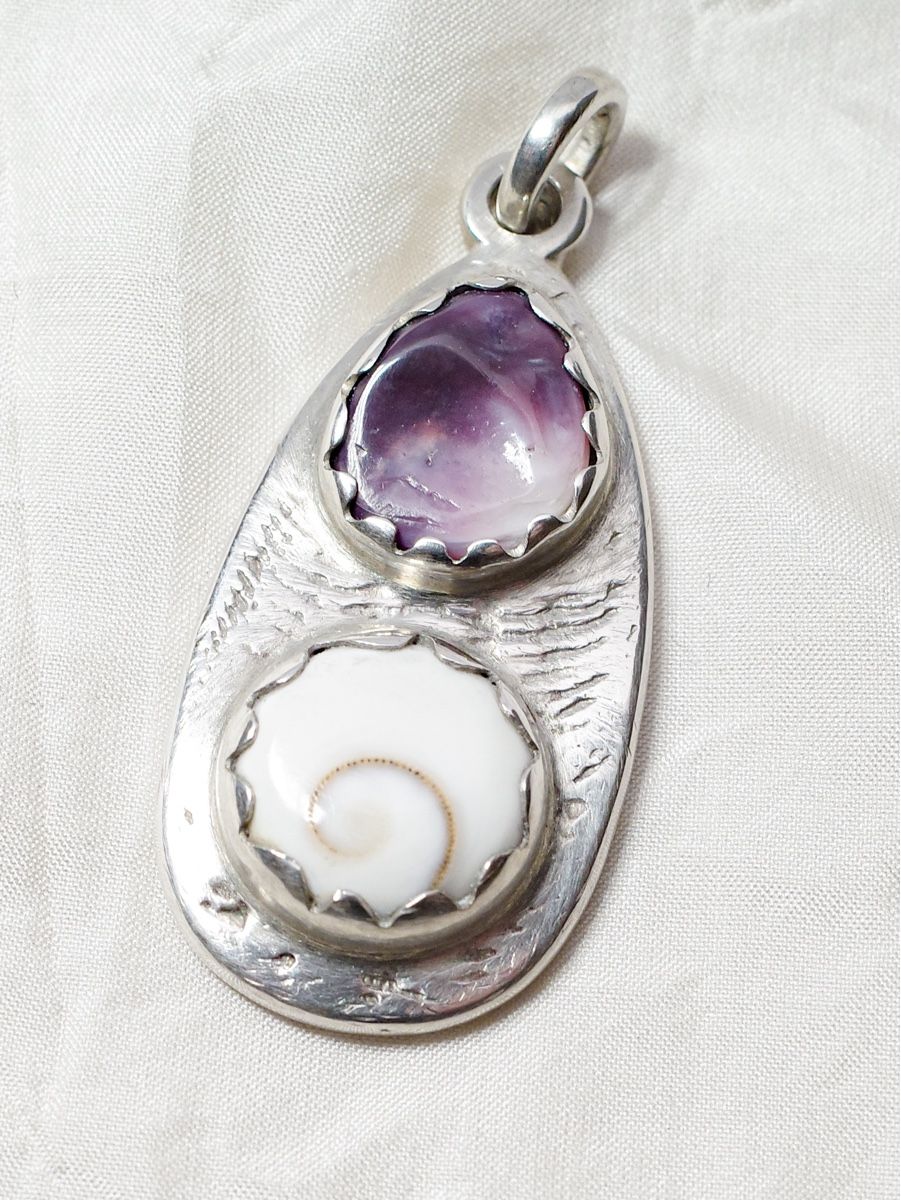 Ciondoli: Silber Sterling Anhänger Kunst Inlay native Schmuck massive – Usato da Rüti (ZH) venduto da vint-age