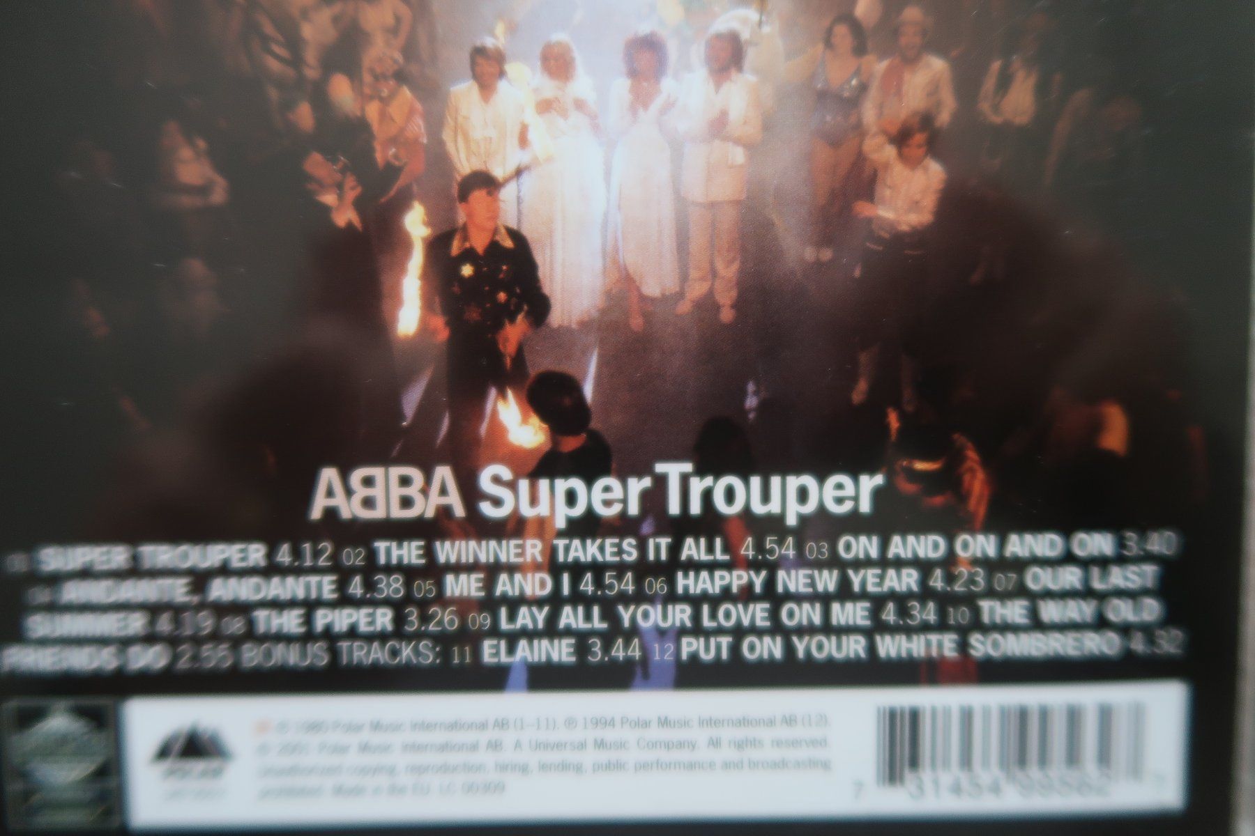 CD: ABBA - SUPER TROUPER - BONUS TRACKS - CD – Usato da Basel venduto da Patiscat 2