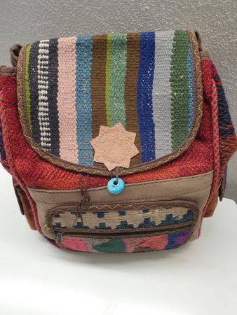 Vintage Ethno Rucksack, ideal für den Herbst! Unikat. Neu.