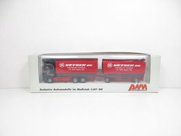 AWM H0 55090 SCANIA Hängerzug VETSCH AG Transport Buchs / SG
