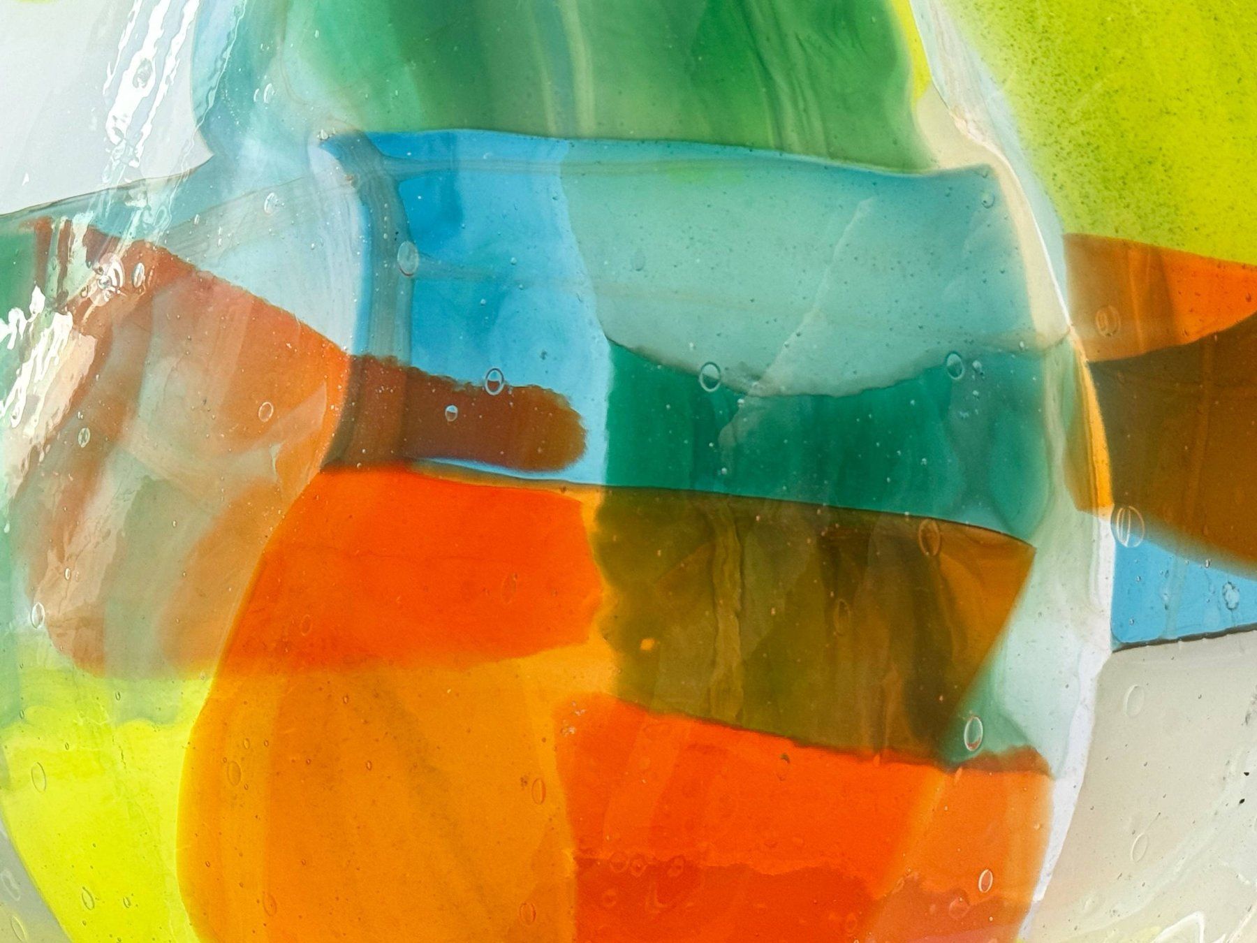Vasi & Recipienti: Studioglas Vase Patchwork, Mdina Glass handsigniert Malta – Usato da Zürich venduto da LeMoege 6