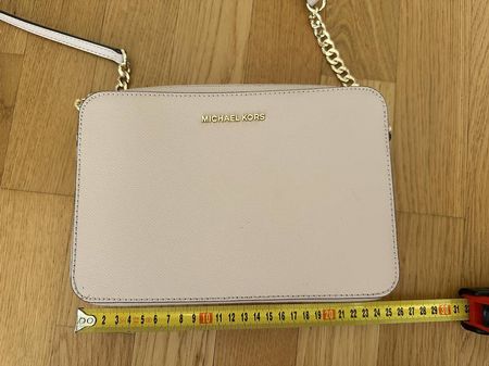 Michael Kors, Jet Set Travel Crossbody Bag, Leather Rose