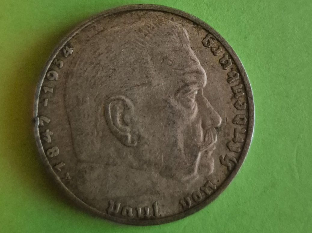 Tutti le monete: 2 Deutsche Reichsmark 1938 - Silber – Usato da Jona venduto da gnaumann1900 1