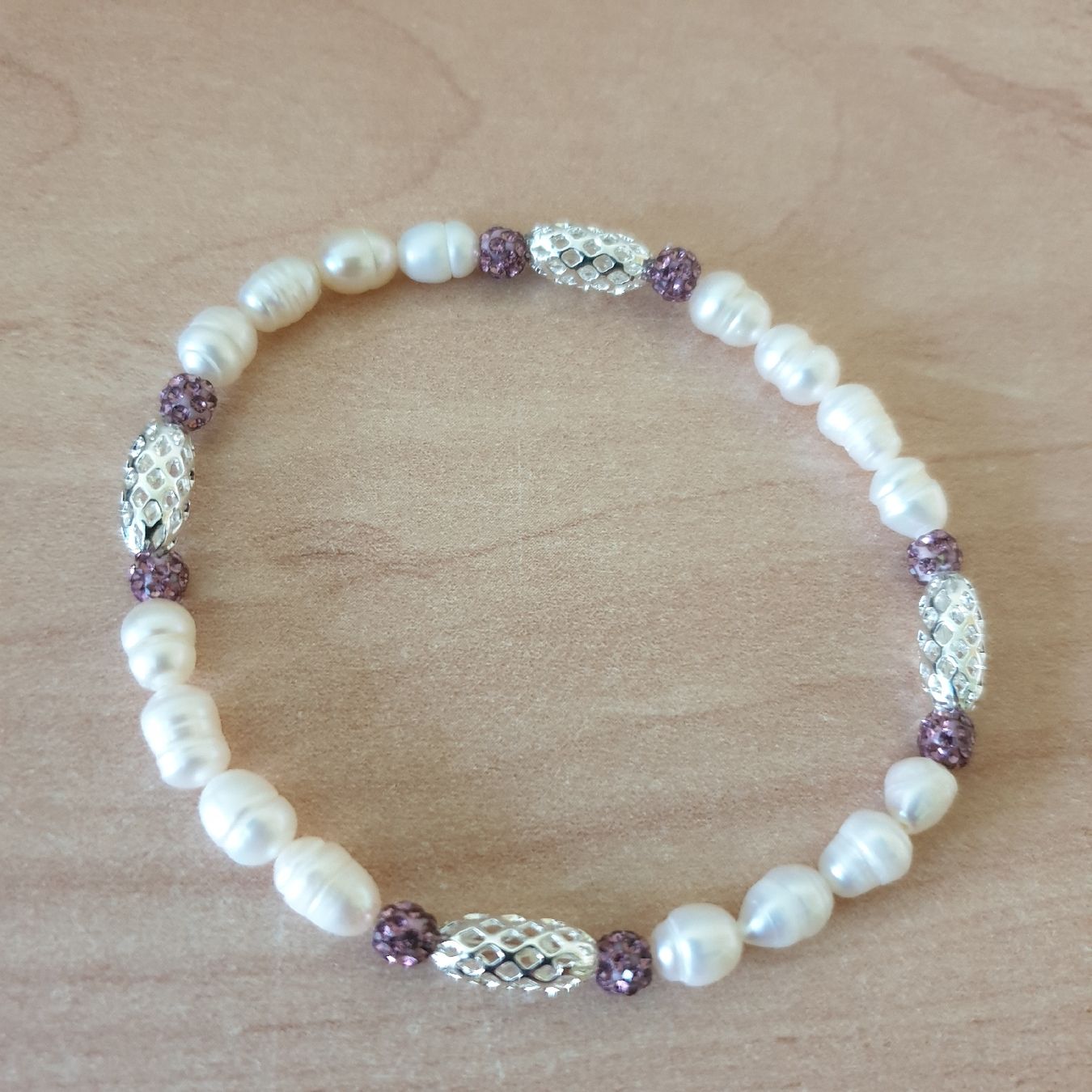 Bracciali & Braccialetti: Süsswasser Perlen Elastarmband Neu Länge 18cm  – Nuovo (secondo la descrizione) da Winterthur venduto da katzen07