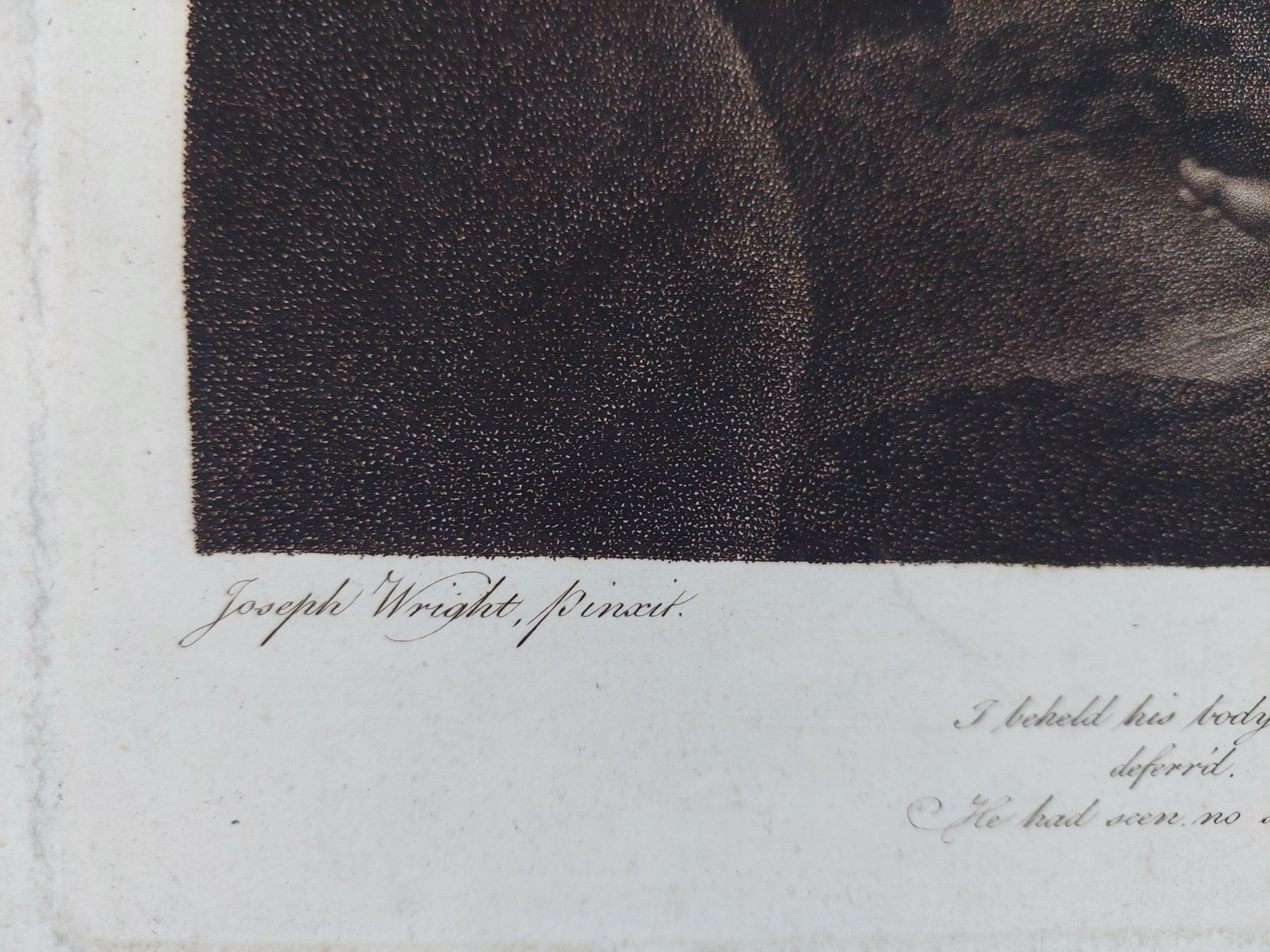 Gemälde: Orig. Radierung "The Captive" Joseph Wright - Thomas Ryder – Gebraucht aus Obfelden von Foto_Bild_Kunst_Buch 1