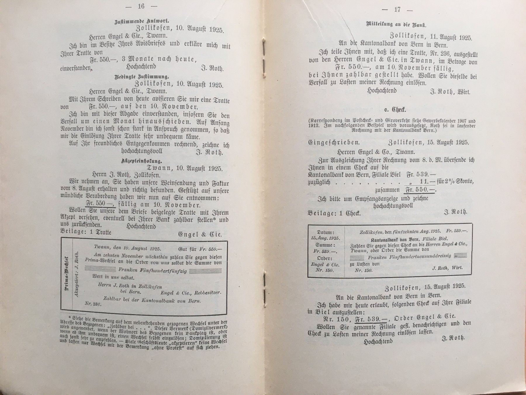 Bücher: Geschäftskorrespondenz - A. Spreng (1926) – Gebraucht aus Grenchen von Kogi7 4