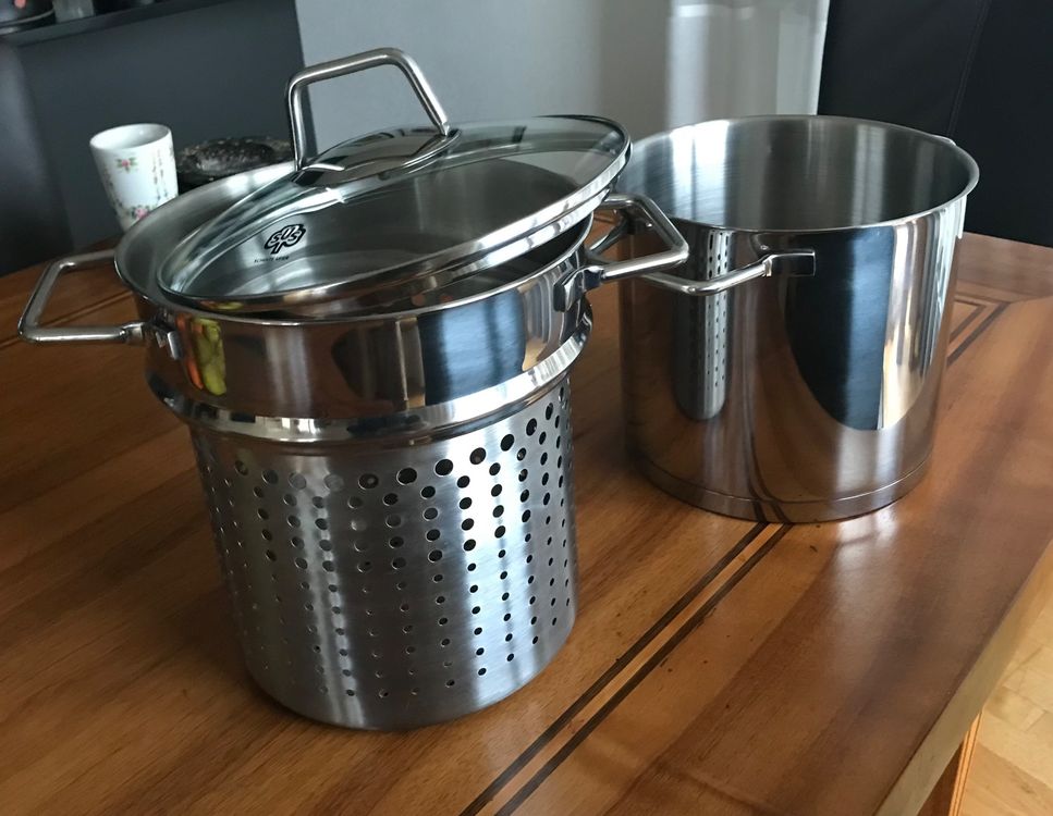 2-teiliges Grünes Silikon-Küchensieb-Set – Zusammenklappbar – Hitzebeständig, Für Nudeln, Gemüse & Camping