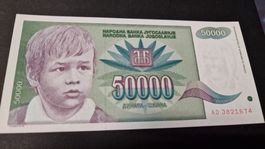 Banknote Jugoslavije 1992 NEU