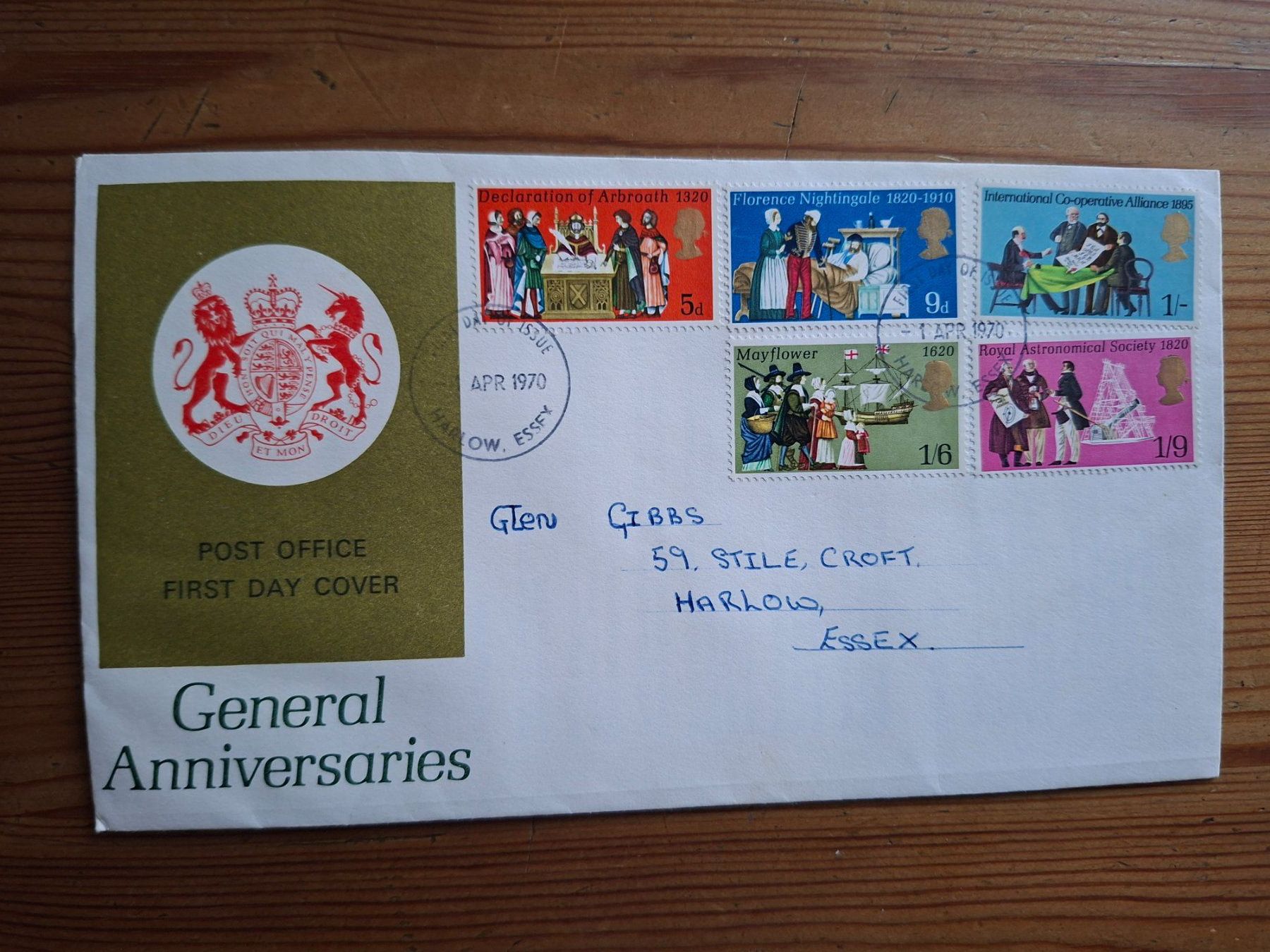 Tutti i francobolli: Ersttagbriefe England diverse 1967 - 1981 – Usato da Hinterkappelen venduto da 1399 8
