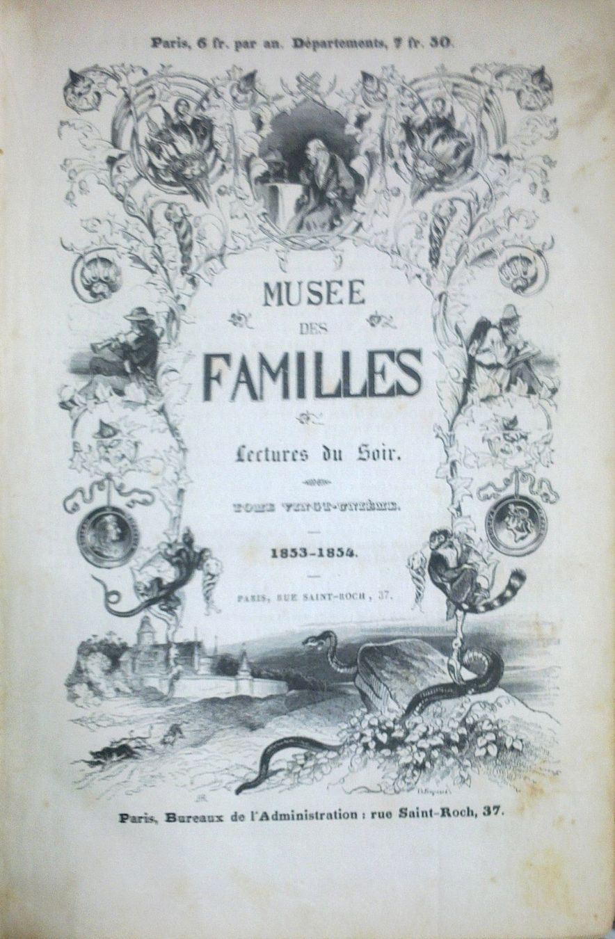 Libri: Musée des Familles – Lectures du Soir – Usato da Lausanne venduto da LasloH