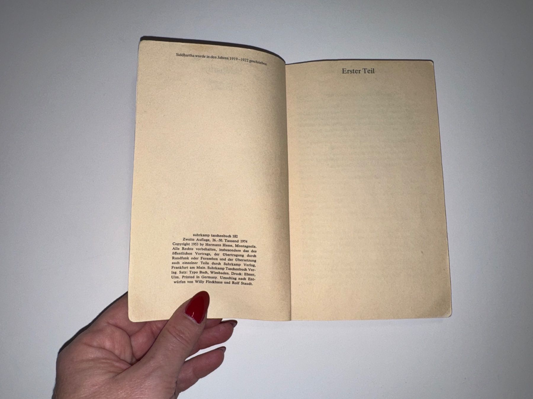Libri: BUCH: Hermann Hesse, Siddhartha – Usato da Grosswangen venduto da Second_hand_paradise 3