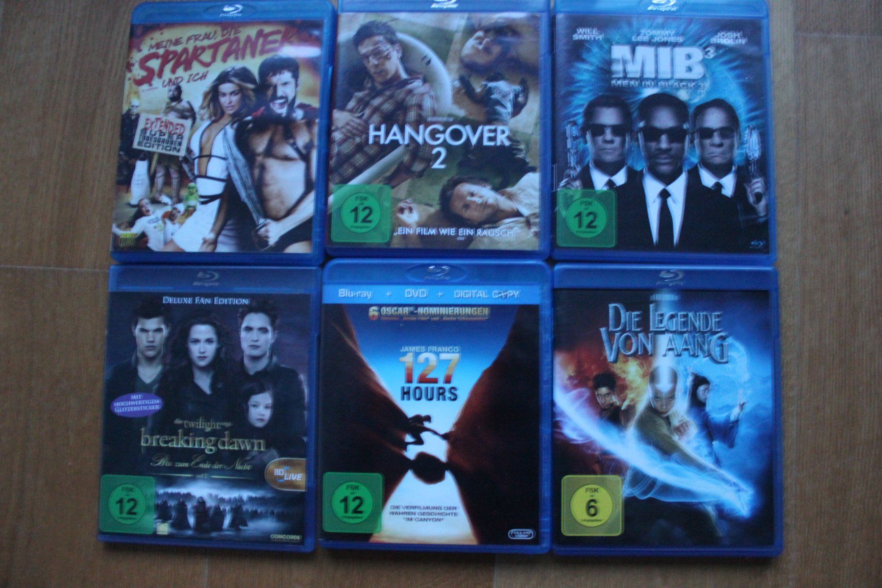 Alle DVDs: 6 Blu-ray Filme: Hangover, MIB, Twilight uvm. – Gebraucht aus Rapperswil SG von wangtcm