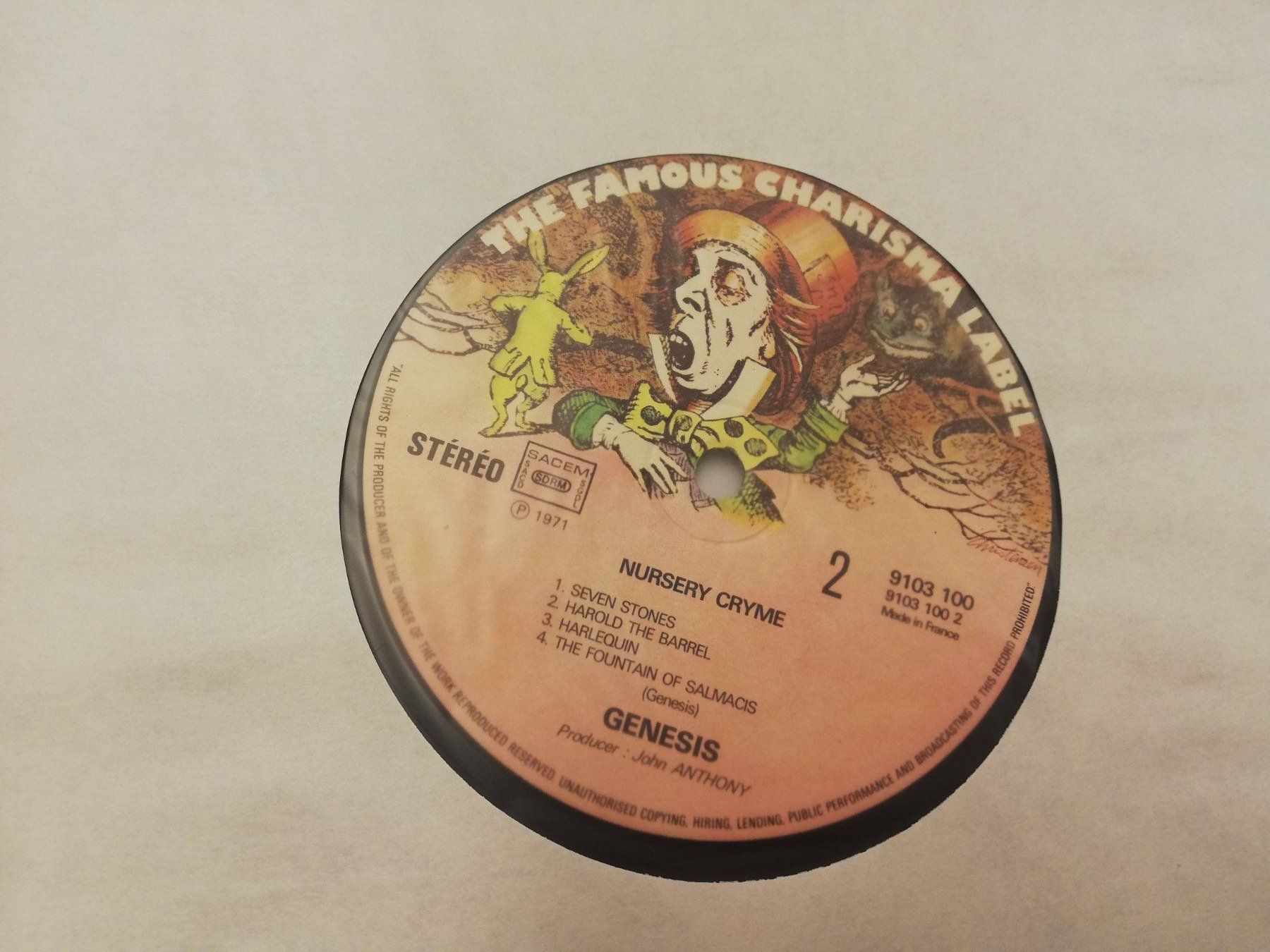 Dischi in vinile: GENESIS - NURSERY CRYME – Usato da Bern venduto da Vinylsound.ch 5