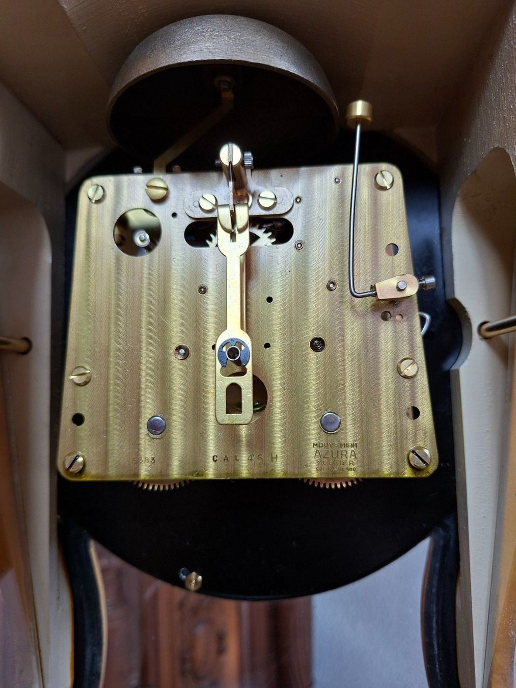 Orologi da terra & Orologi da parete: Schweizer Pendule Azura Schwarz Funktionsfaehig – Usato da Steffisburg venduto da ZeitReise_ 5