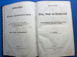 Handbuch der Münz, Mass und Gewichtskunde Bleibtreu 1863