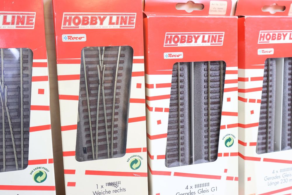 ROCO Line Weichen & Geraden - 52510/52532/33 - Neu H0 (Gebraucht) in ...