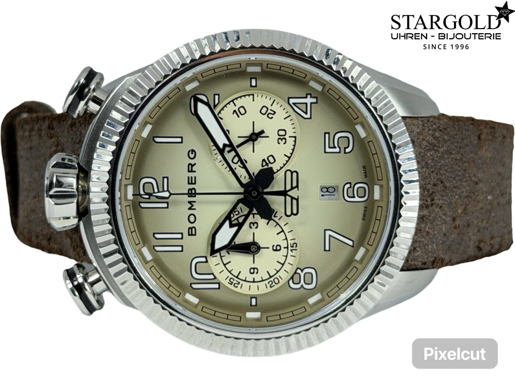 Bomberg Orologi: Bomberg BB-68 Chronograph Quarz - NS44CHSS.201.9 – Usato da Zürich venduto da Stargold-Uhren 4