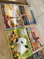 6x Puzzle 1000 Teile diverse Motive neuwertig