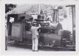Poster & Bilder: Kleinphoto mit Dampflock Monte Generoso-Bahn. – Gebraucht aus Schlieren von Rapaelli